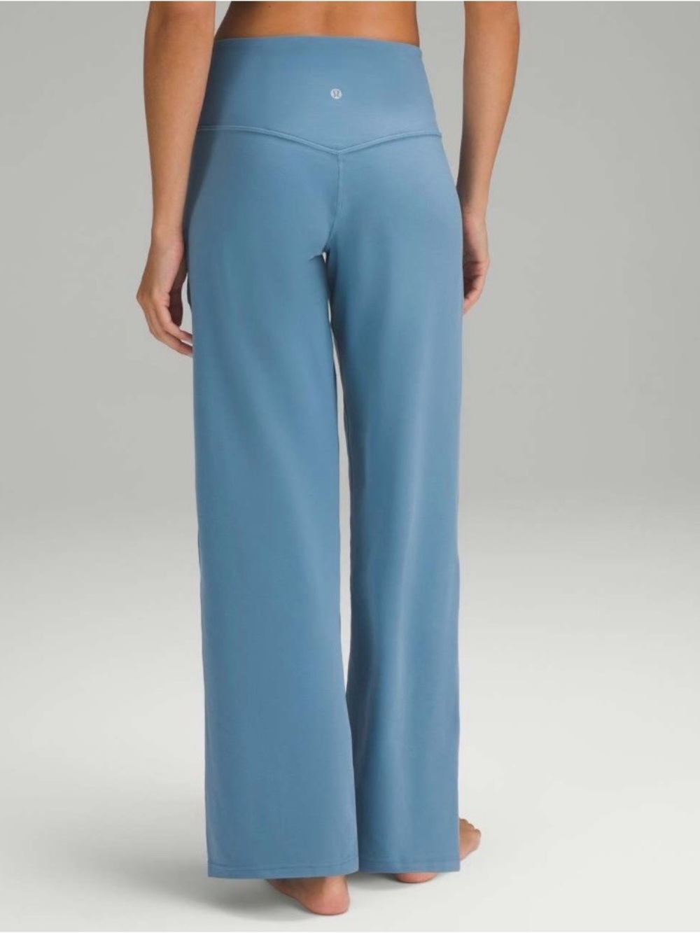 lululemon athletica Align High Rise Utility Blue Wide-Leg Lounge Pants